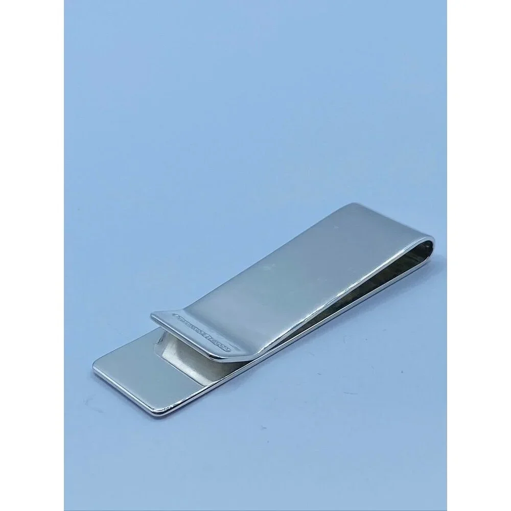 Sterling Silver Tiffany & Co Smooth Blank Money Clip 18.8G